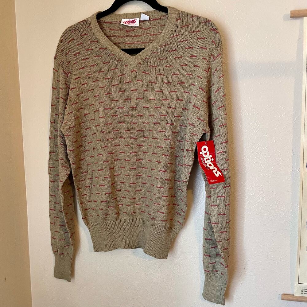 Deadstock Silk and Acrylic Blend by Options NOS 80s